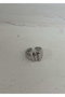 Heliophilia Silver Anillo de Cuerpo de Latón Plateado Ajustable
